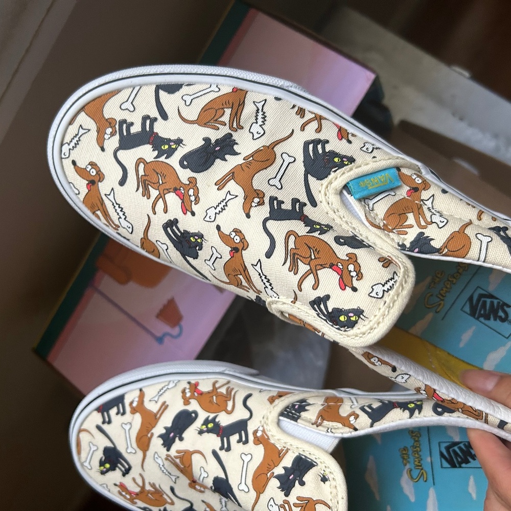The Simpsons Slip-On Vans
